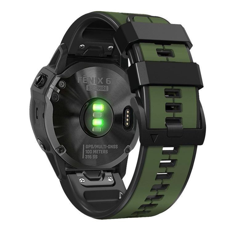 Very Stylish Garmin Smartwatch Silicone Universel Strap - Green#serie_5
