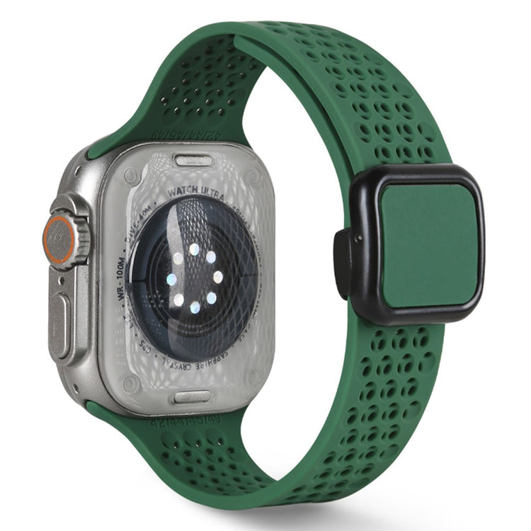 Durable Apple Smartwatch Silicone Universel Strap - Green#serie_1