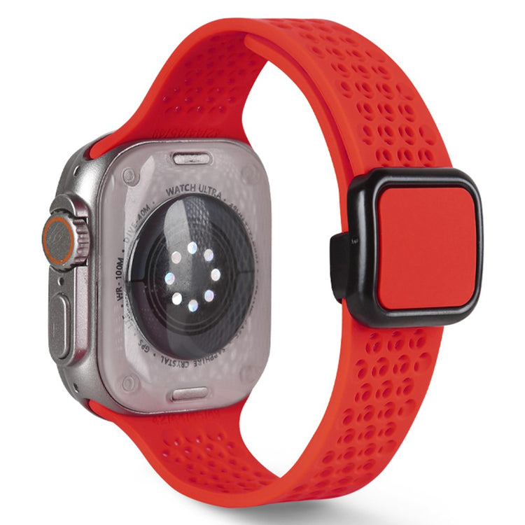 Durable Apple Smartwatch Silicone Universel Strap - Red#serie_11