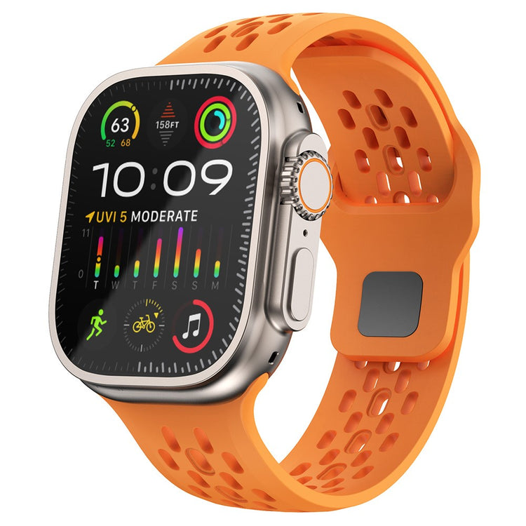 Lovely Apple Smartwatch Silicone Universel Strap - Orange#serie_1