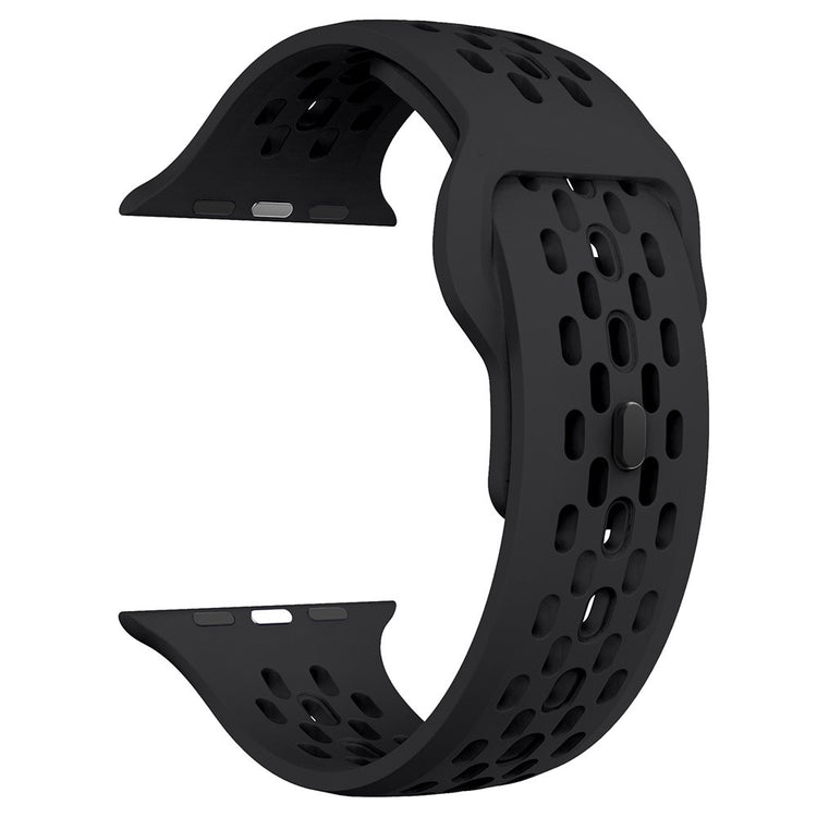 Lovely Apple Smartwatch Silicone Universel Strap - Black#serie_2