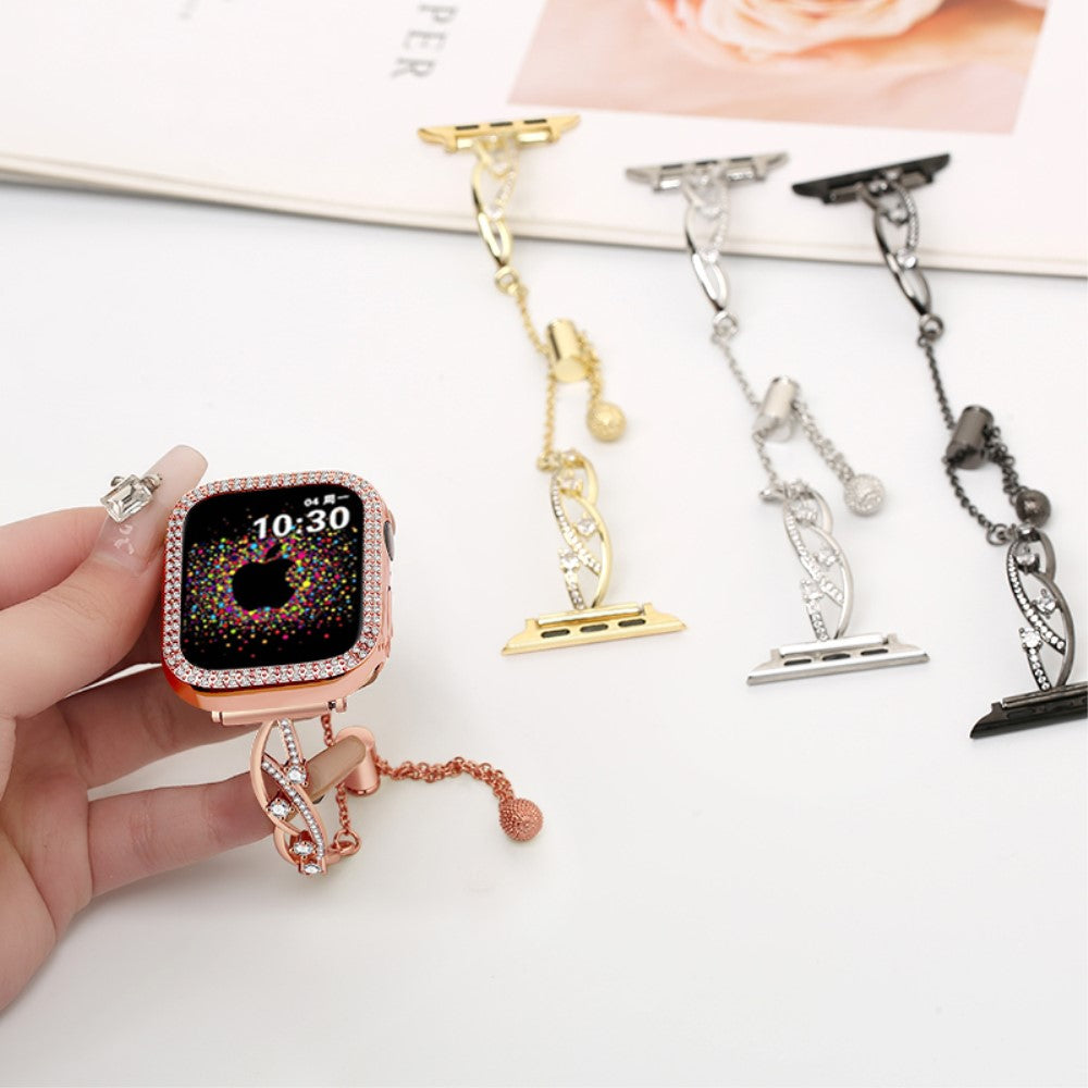 Brilliant Apple Smartwatch Metal Universel Strap - Pink#serie_3