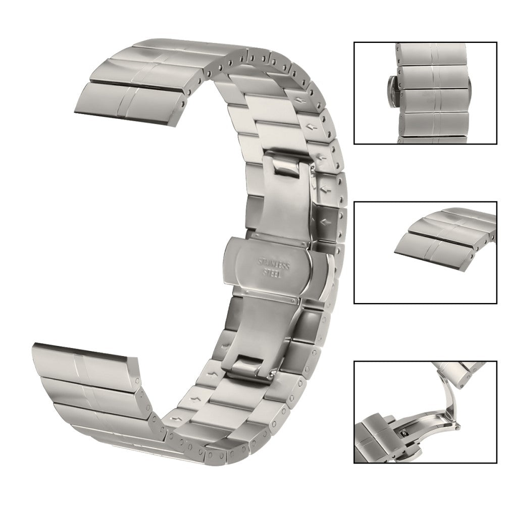 Remarkably Fantastic Garmin Vivoactive 4 Metal Strap - Silver#serie_6