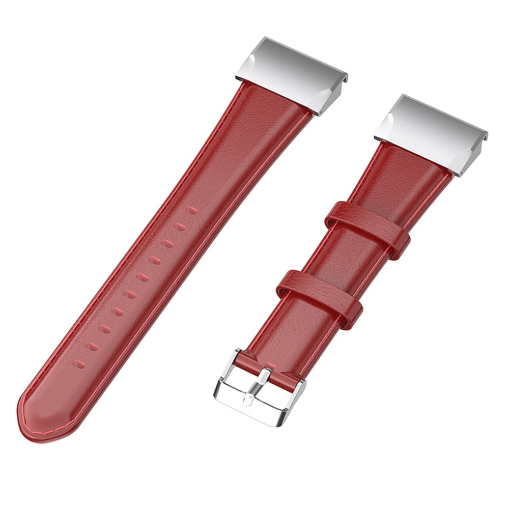 Mega Nice Garmin Smartwatch Genuine Leather Universel Strap - Red#serie_4