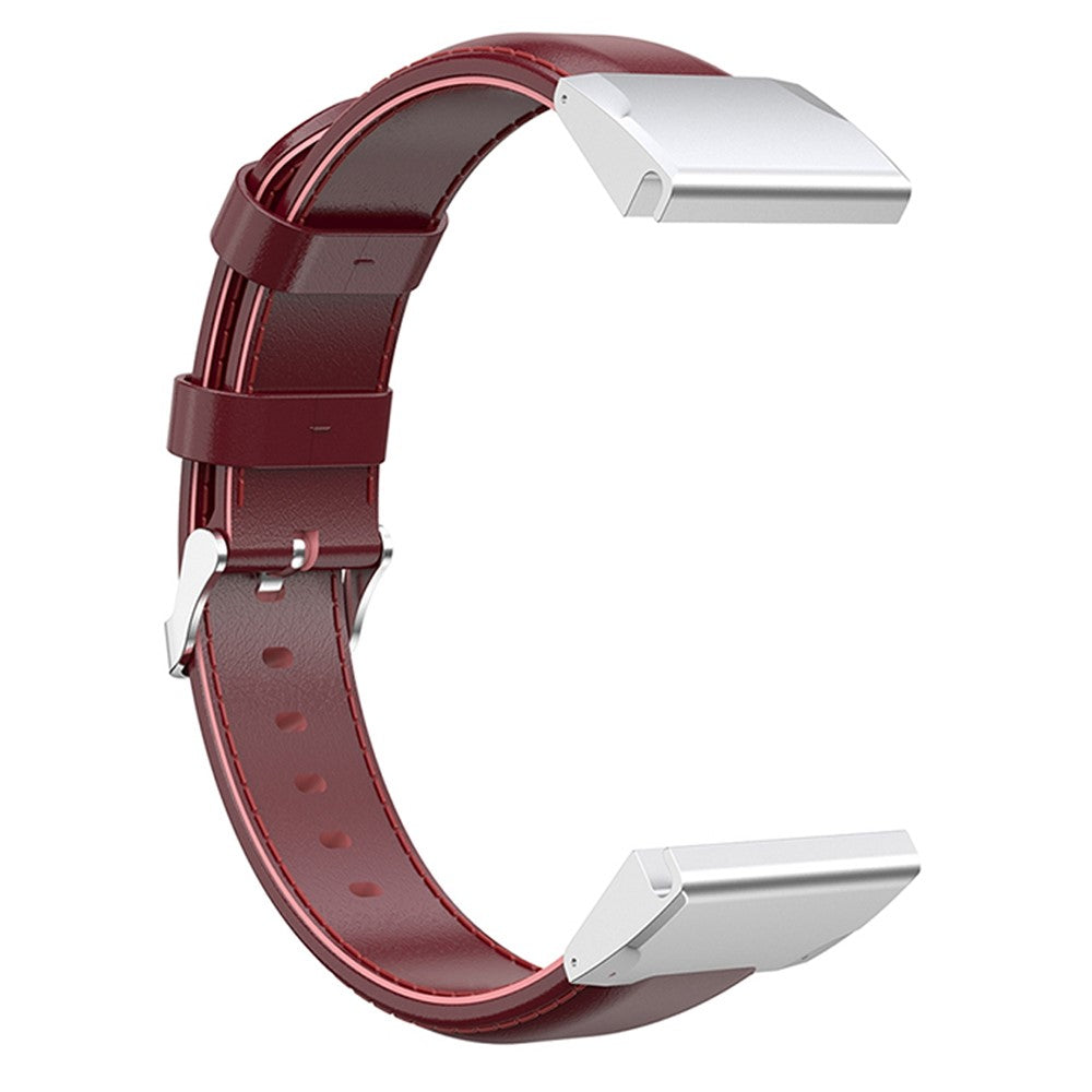 Mega Nice Garmin Smartwatch Genuine Leather Universel Strap - Red#serie_6