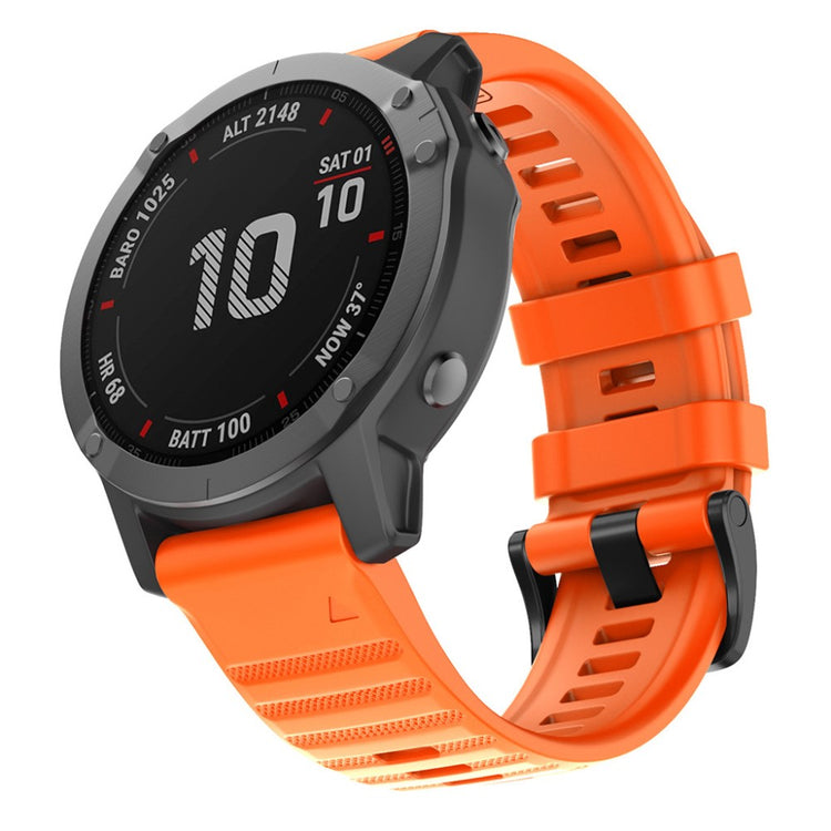 Really Beautiful Garmin Smartwatch Silicone Universel Strap - Orange#serie_4