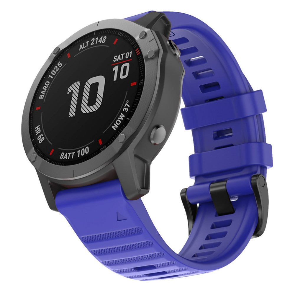 Super Nice Garmin Smartwatch Silicone Universel Strap - Blue#serie_3