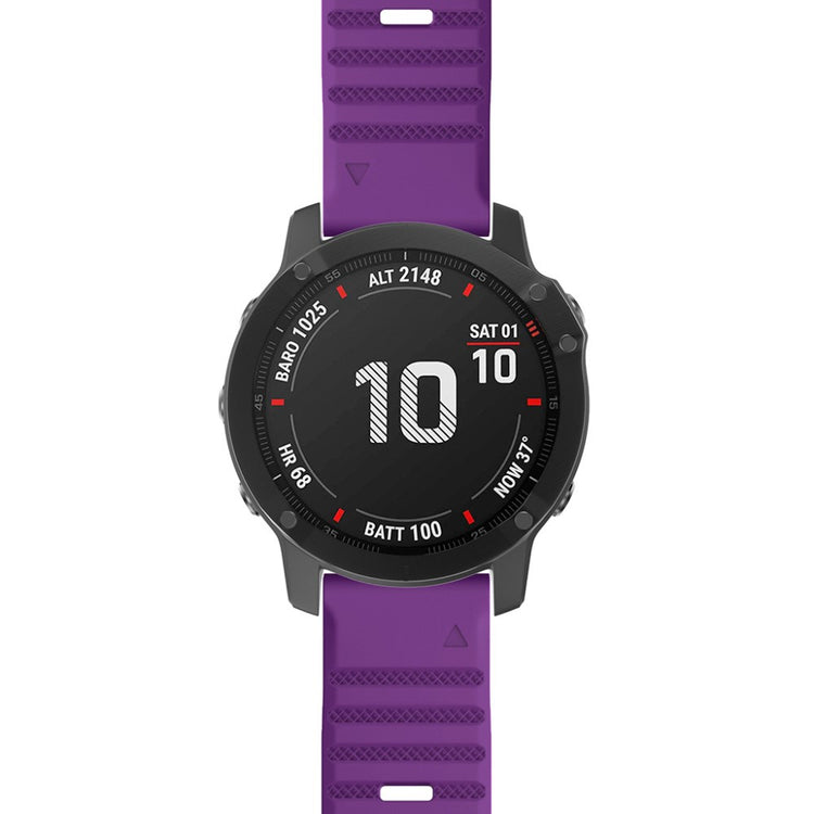 Super Nice Garmin Smartwatch Silicone Universel Strap - Purple#serie_15