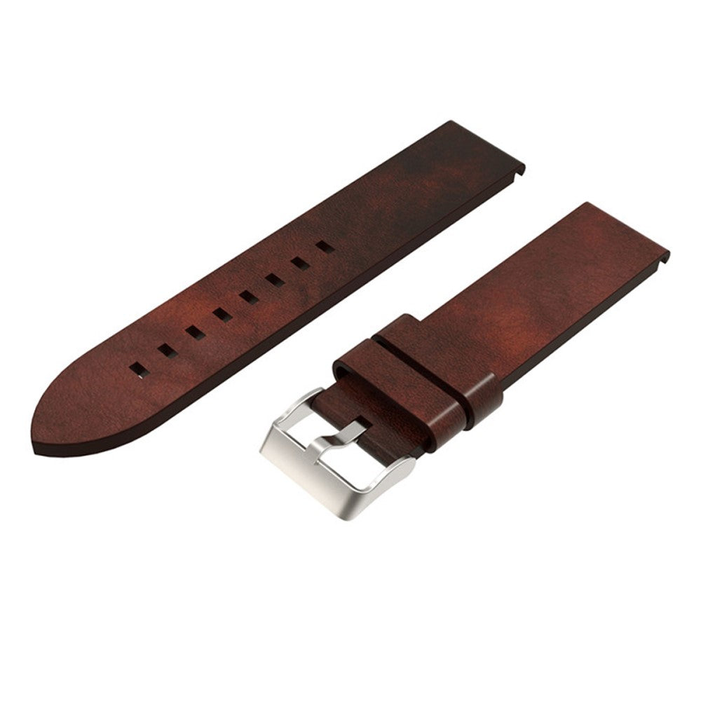 Very Good Garmin Smartwatch Genuine Leather Universel Strap - Brown#serie_076