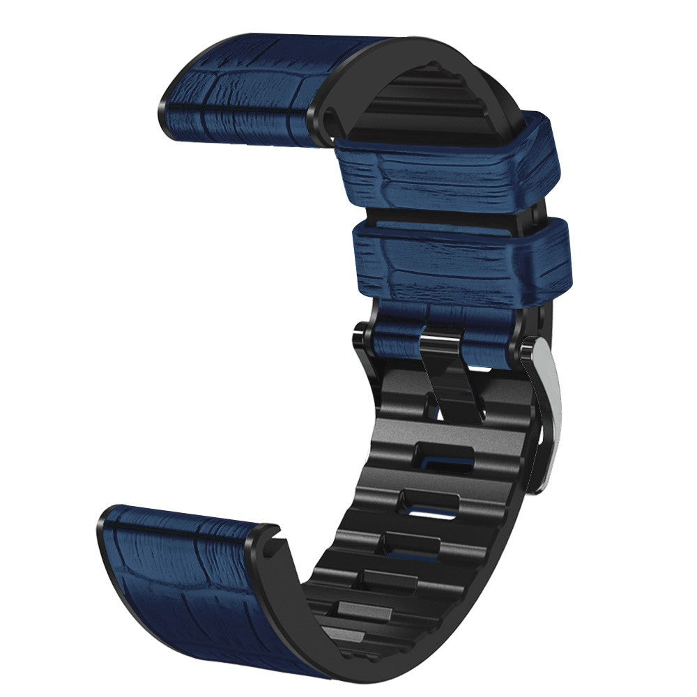 Super Cool Garmin Smartwatch Silicone Universel Strap - Blue#serie_4