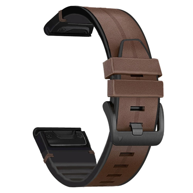 Super Pleasant Garmin Smartwatch Silicone Universel Strap - Brown#serie_2