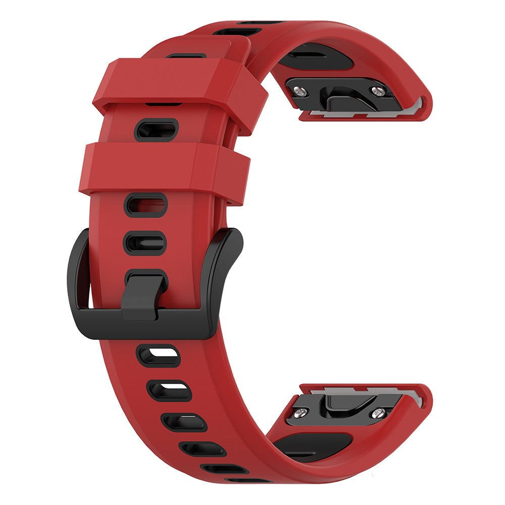 Mega Fashionable Garmin Smartwatch Silicone Universel Strap - Red#serie_6