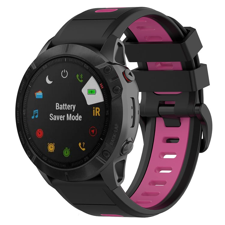 Comfortable Garmin Smartwatch Silicone Universel Strap - Pink#serie_5