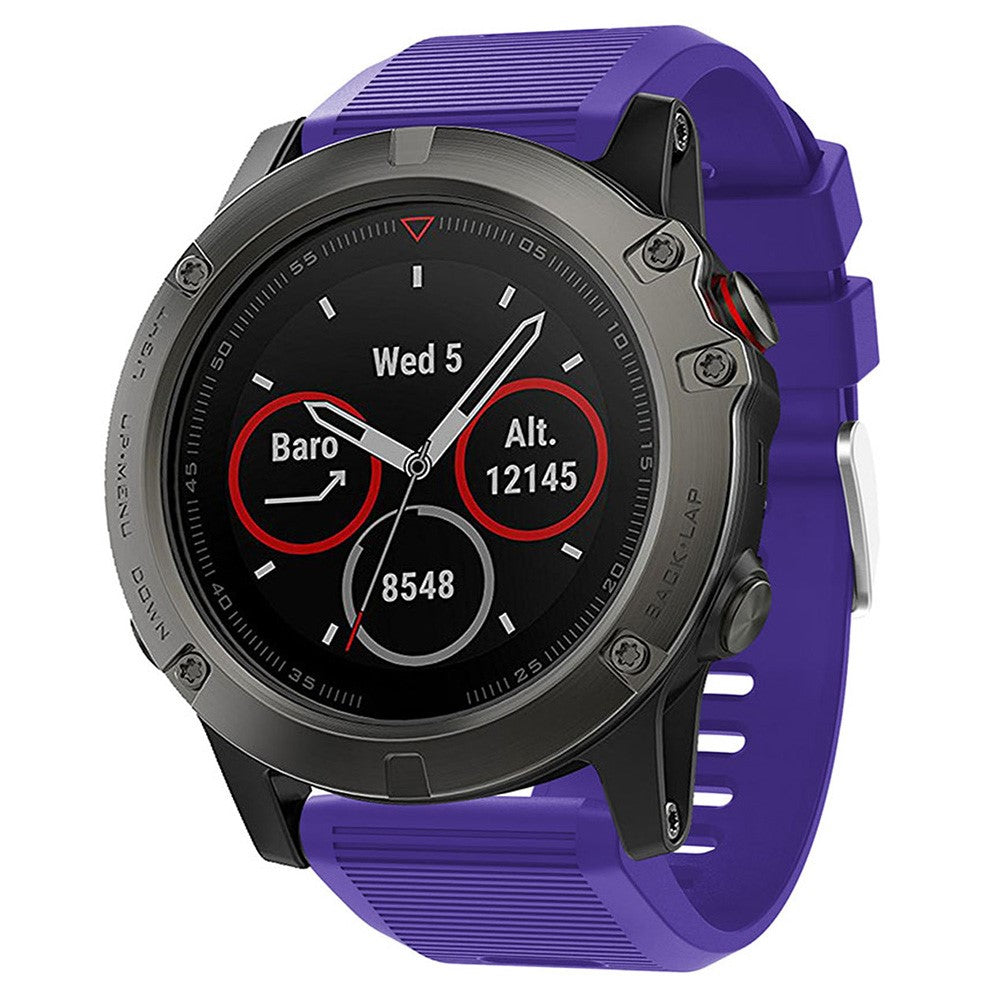 Cool Garmin Smartwatch Silicone Universel Strap - Purple#serie_12