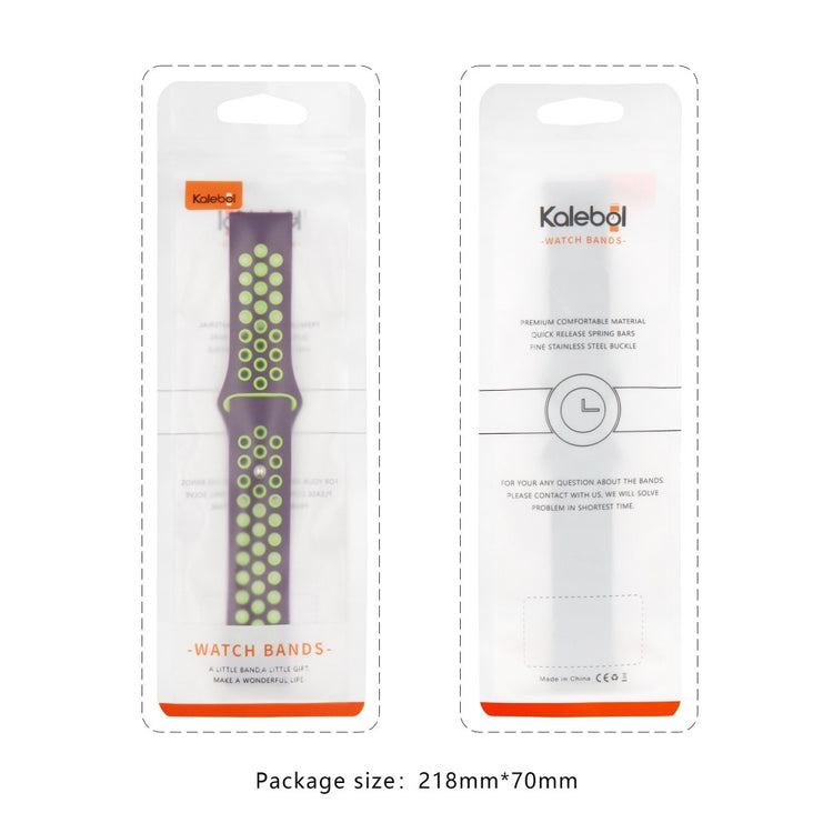 Mega Reliable Apple Smartwatch Silicone Universel Strap - Purple#serie_9