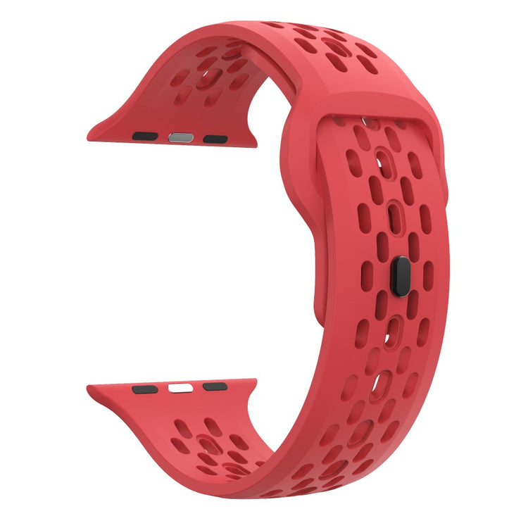 Mega Fashionable Apple Smartwatch Silicone Universel Strap - Red#serie_5