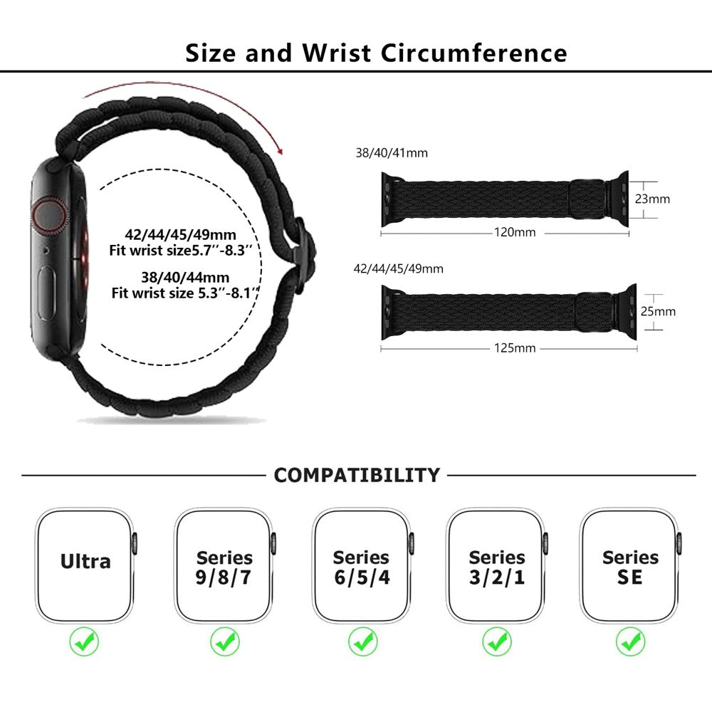 Very Elegant Apple Smartwatch Nylon Universel Strap - Multicolor#serie_16