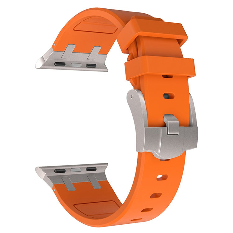 Mega Delightful Apple Smartwatch Silicone Universel Strap - Orange#serie_1