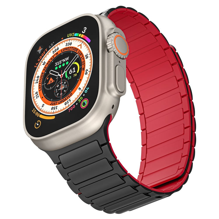 Super Agreeable Apple Smartwatch Silicone Universel Strap - Red#serie_5