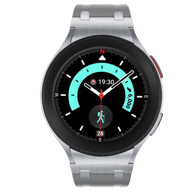 Samsung Galaxy Watch 5 (40mm) / Samsung Galaxy Watch 6 Classic (43mm) Silicone Universel Strap - Silver#serie_9