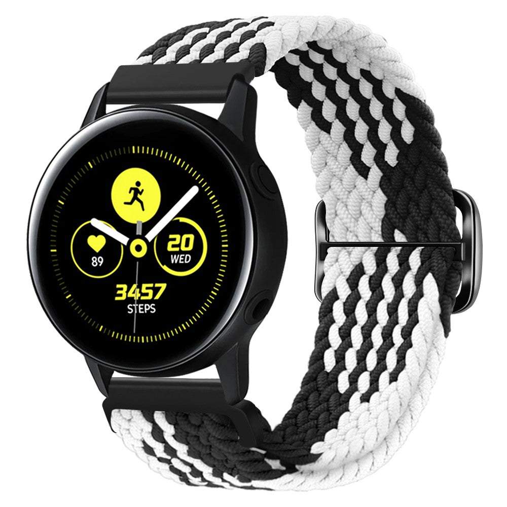 Super Stylish Smartwatch Nylon Universel Strap - White#serie_1