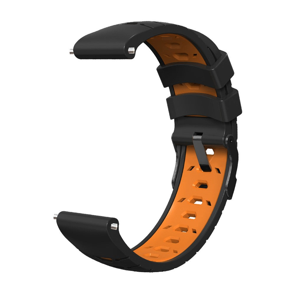 Incredibly Pleasant Smartwatch Silicone Universel Strap - Black#serie_4