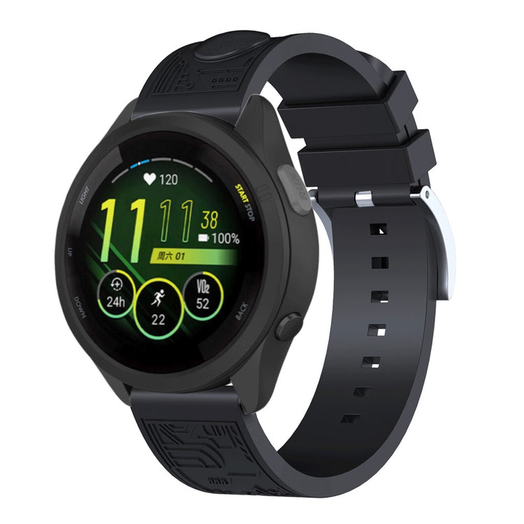 Mega Fantastic Smartwatch Silicone Universel Strap - Black#serie_1