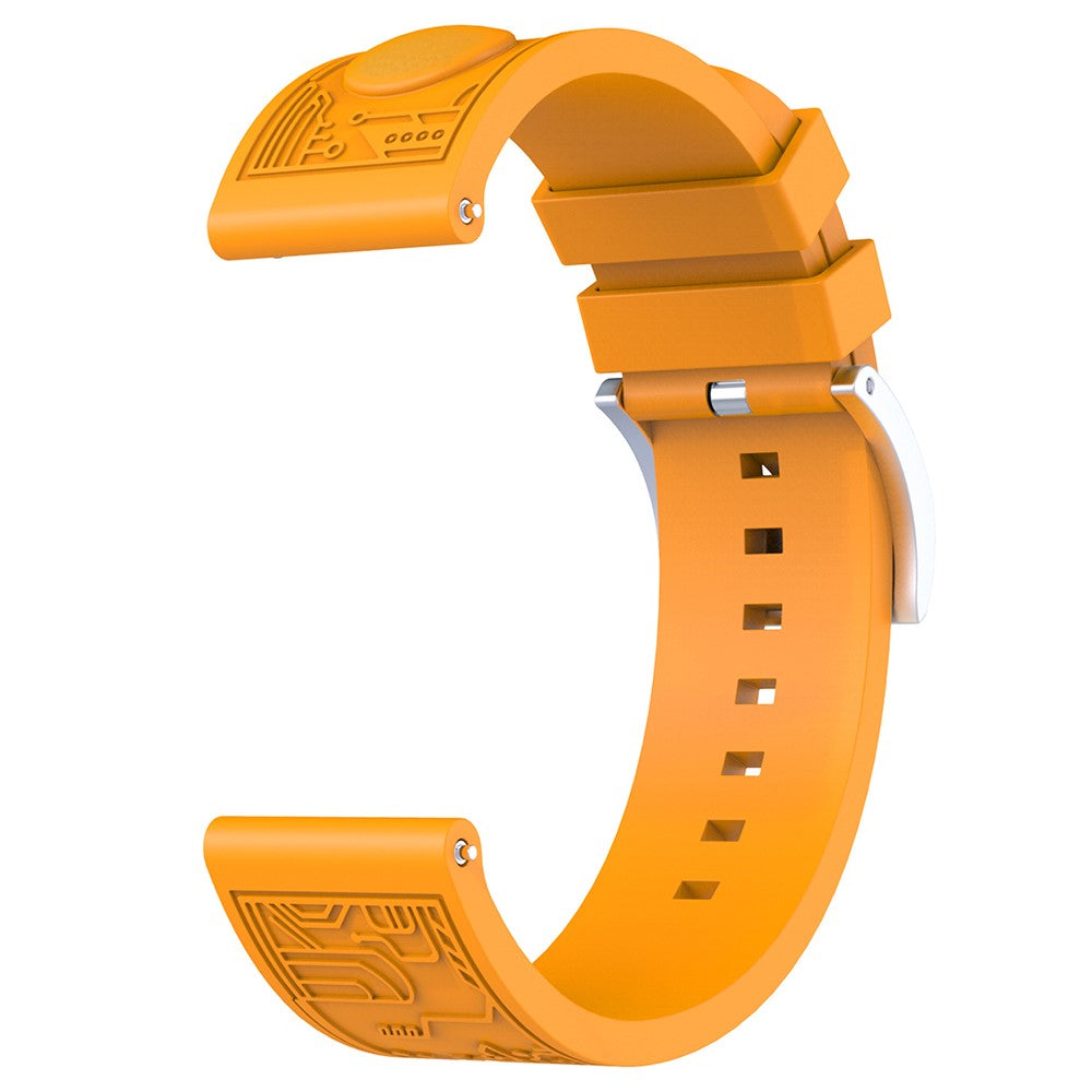 Mega Fantastic Smartwatch Silicone Universel Strap - Yellow#serie_4