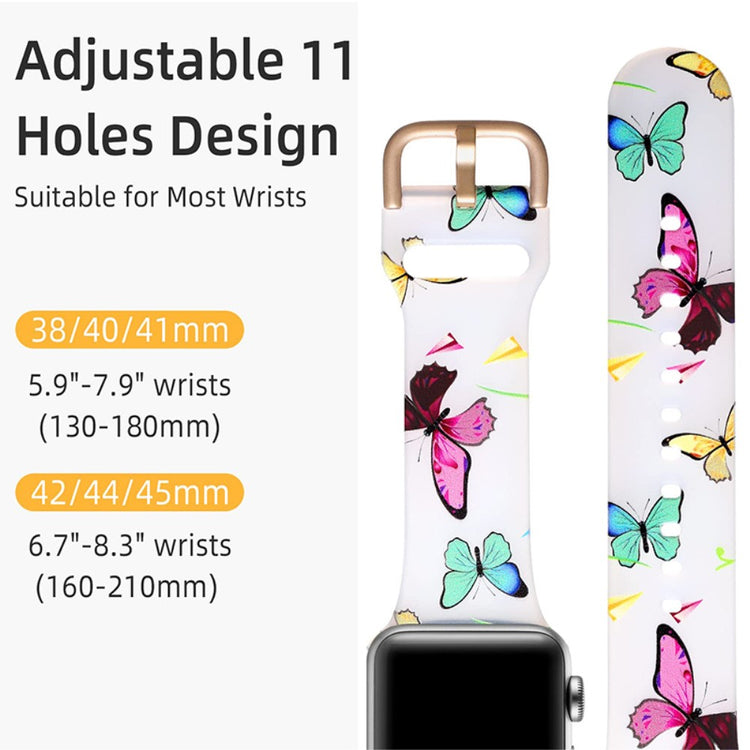 Tough Apple Smartwatch Silicone Universel Strap - Multicolor#serie_412