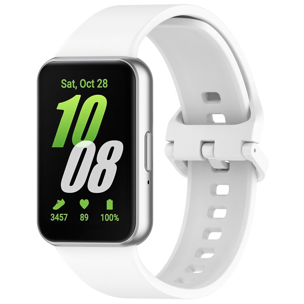 Sweet Samsung Galaxy Fit 3 Silicone Strap - White#serie_2