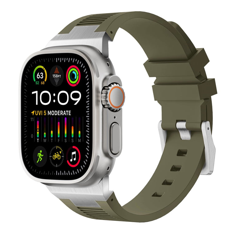 Super Cool Apple Smartwatch Silicone Universel Strap - Green#serie_14