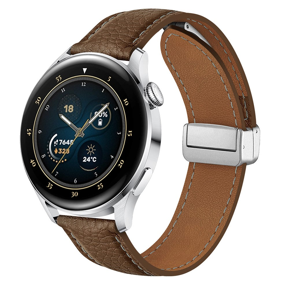 Incredibly Pleasant Smartwatch Pu Leather Universel Strap - Brown#serie_2