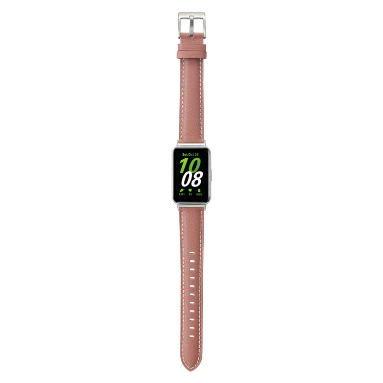 Very Tough Samsung Galaxy Fit 3 Genuine Leather Strap - Pink#serie_7