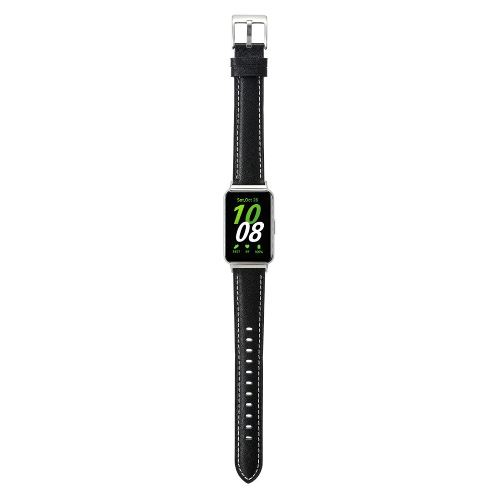 Very Tough Samsung Galaxy Fit 3 Genuine Leather Strap - Black#serie_8