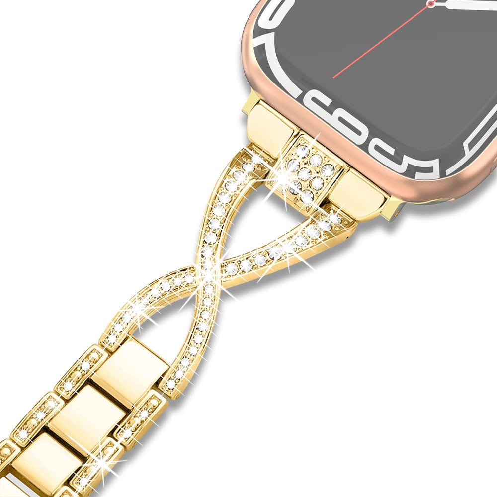 Incredibly Cool Apple Smartwatch Rhinestone Universel Strap - Gold#serie_2