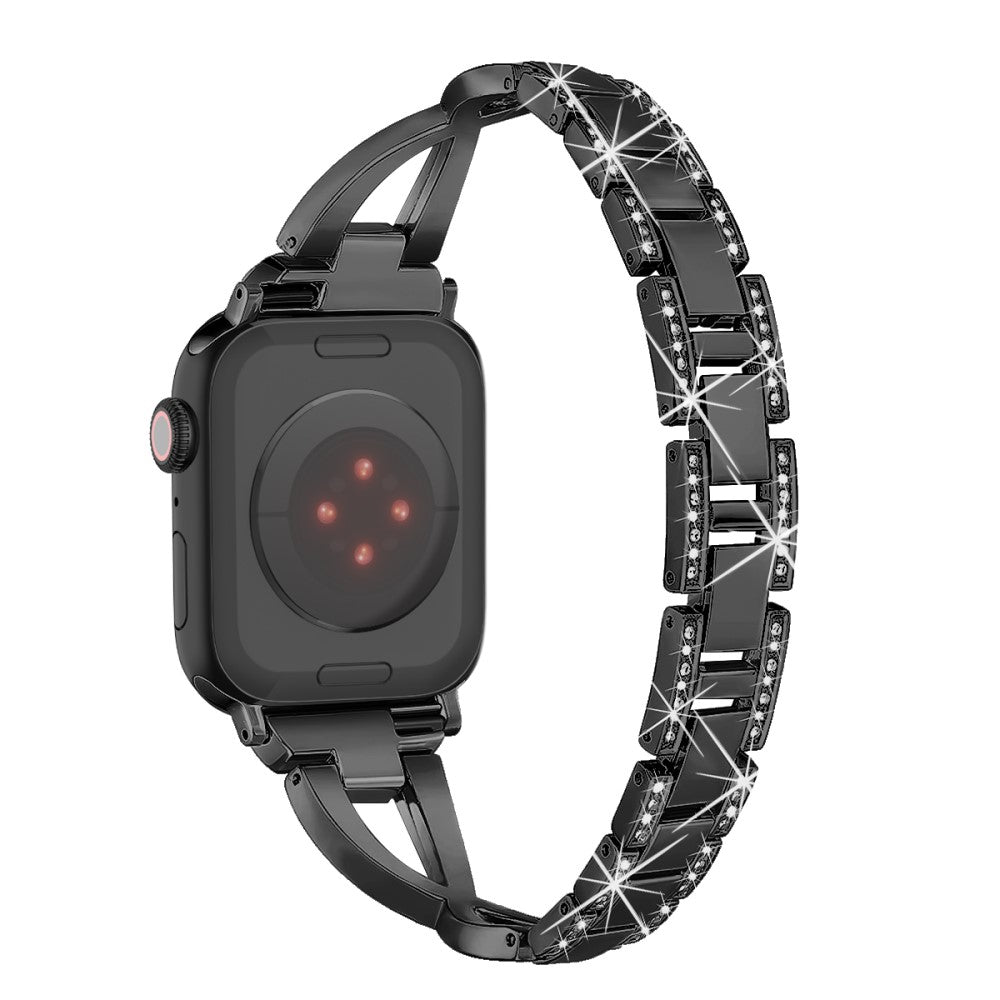 Very Pleasant Apple Smartwatch Rhinestone Universel Strap - Black#serie_1