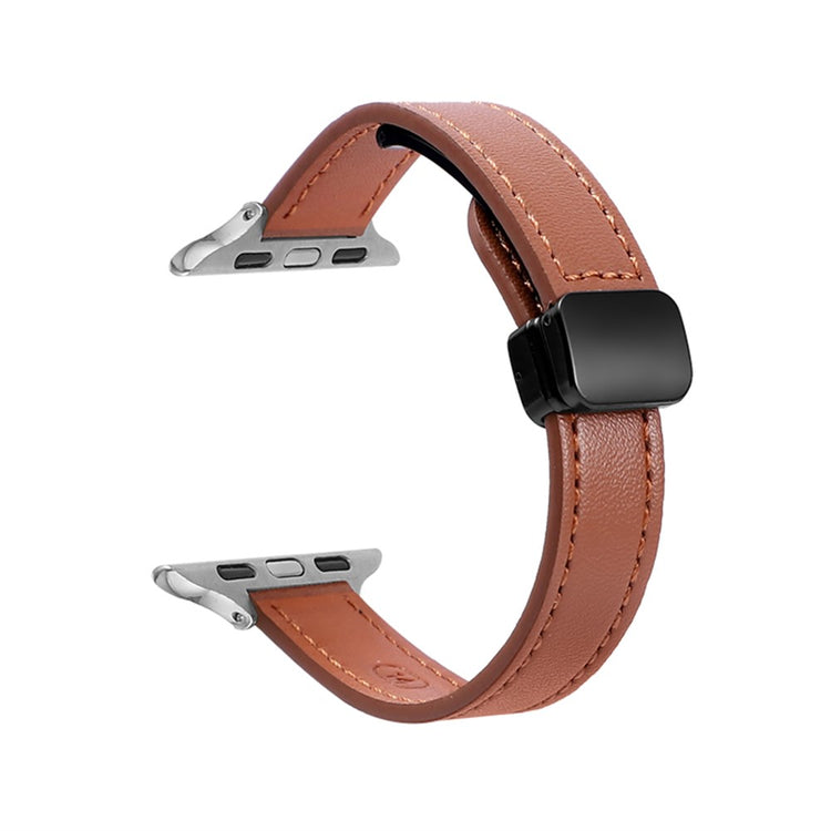 Strong Apple Smartwatch Pu Leather Universel Strap - Brown#serie_3