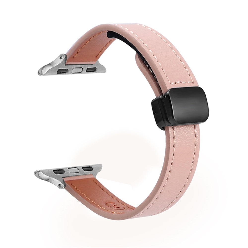 Strong Apple Smartwatch Pu Leather Universel Strap - Pink#serie_11