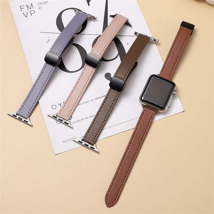 Strong Apple Smartwatch Pu Leather Universel Strap - White#serie_6