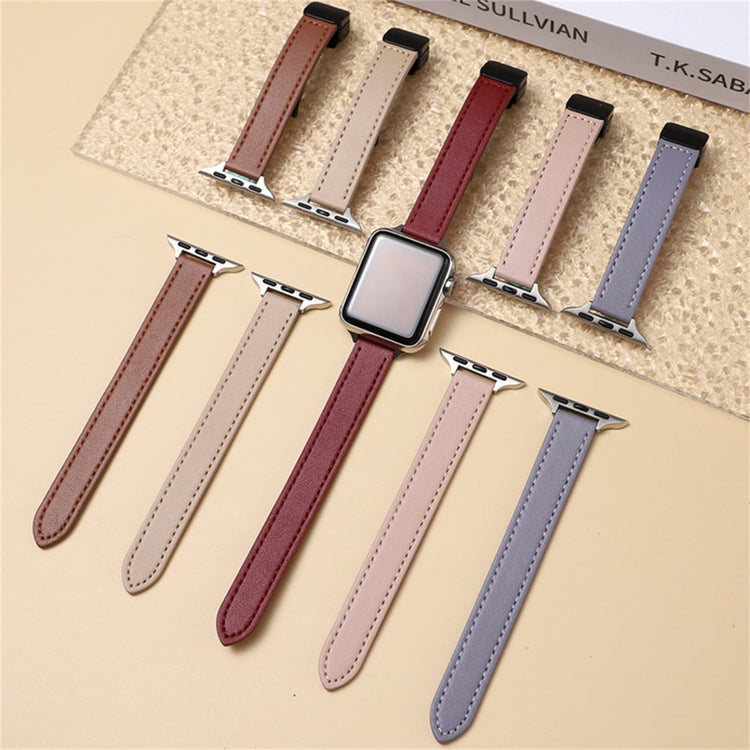 Strong Apple Smartwatch Pu Leather Universel Strap - White#serie_14