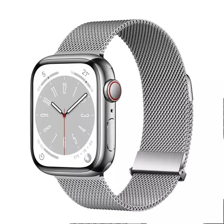 Super Elegant Apple Smartwatch Metal Universel Strap - Silver#serie_7