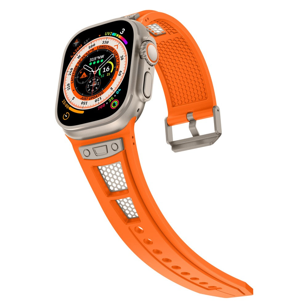 Mega Nice Apple Smartwatch Silicone Universel Strap - Orange#serie_2