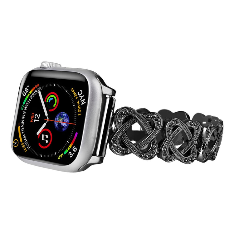 Remarkably Sweet Apple Smartwatch Metal Universel Strap - Black#serie_4