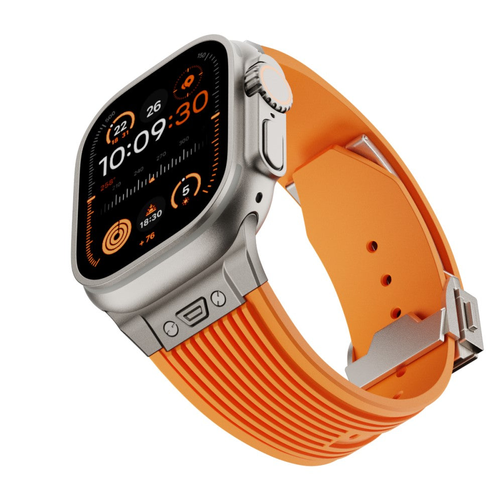 Great Apple Smartwatch Silicone Universel Strap - Orange#serie_4