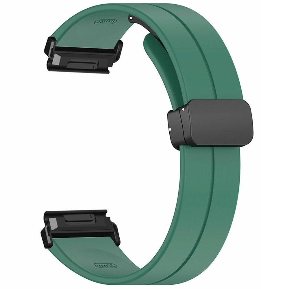 Garmin Fenix 7S / 6S / 5S 20mm Watch Band Magnetic Buckle Silicone Watch Strap - Army Green#serie_8