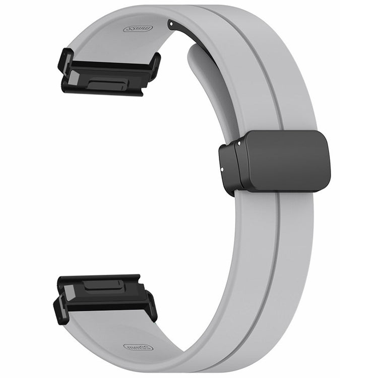 Garmin Fenix 7S / 6S / 5S 20mm Watch Band Magnetic Buckle Silicone Watch Strap - Grey#serie_9