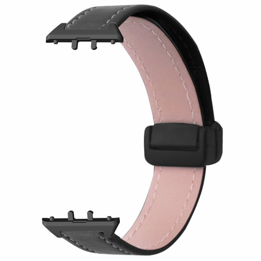 Timeless Samsung Galaxy Fit 3 Genuine Leather Strap - Black#serie_1