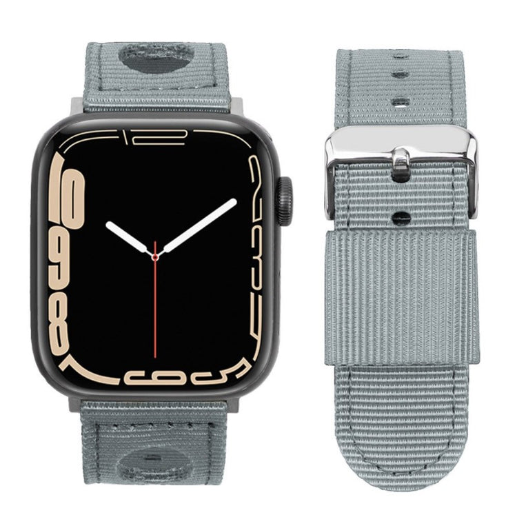 Super Cool Apple Smartwatch Nylon Universel Strap - Silver#serie_8