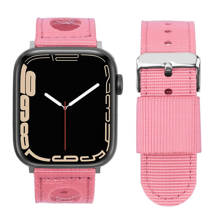 Super Cool Apple Smartwatch Nylon Universel Strap - Pink#serie_12