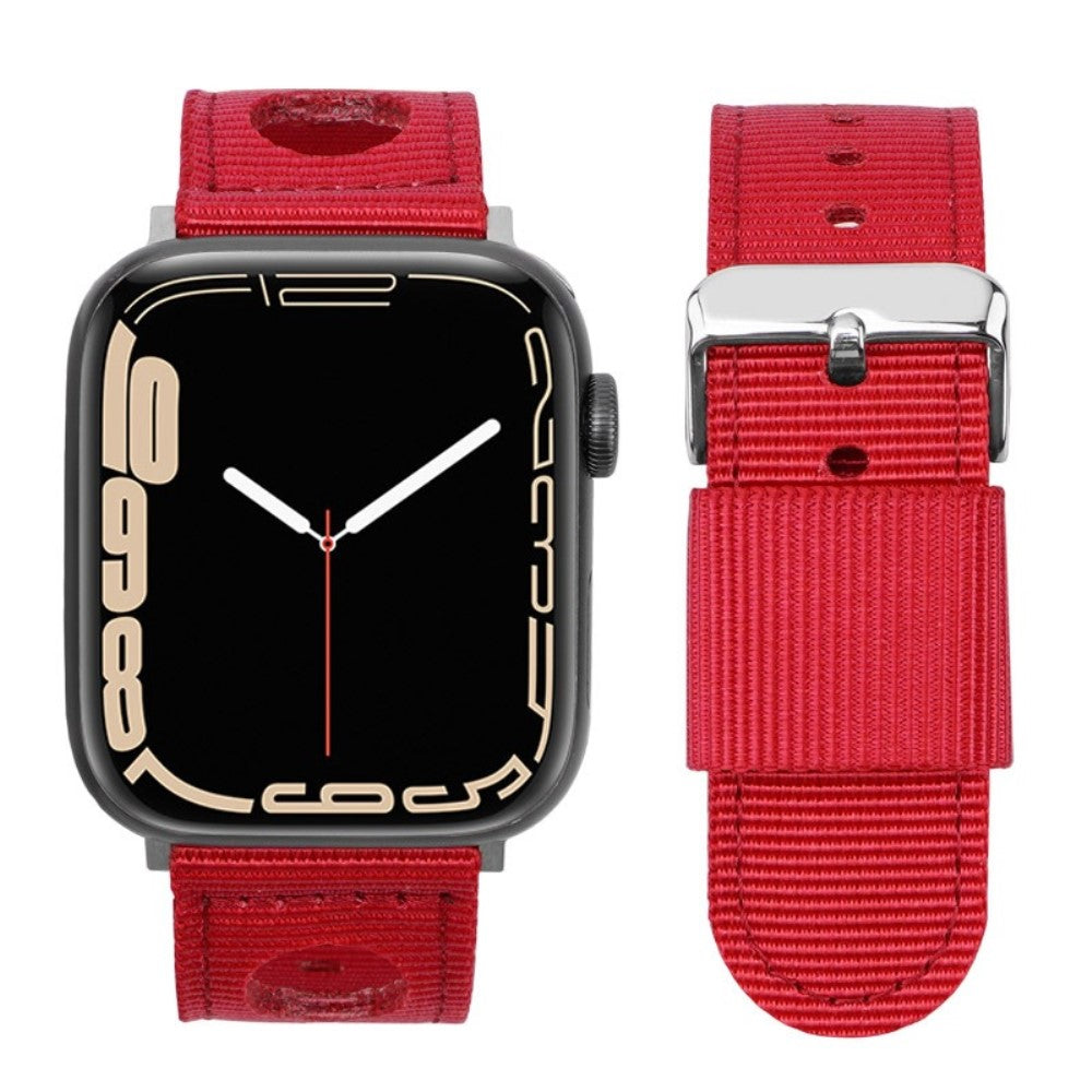 Timeless Apple Smartwatch Nylon Universel Strap - Red#serie_5